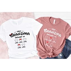 This Grandpa And Grandma Belongs To Shirt, Personalized Grandpa Shirt, Grandma Shirt, Father's Day Gift, Mother's Day Sh