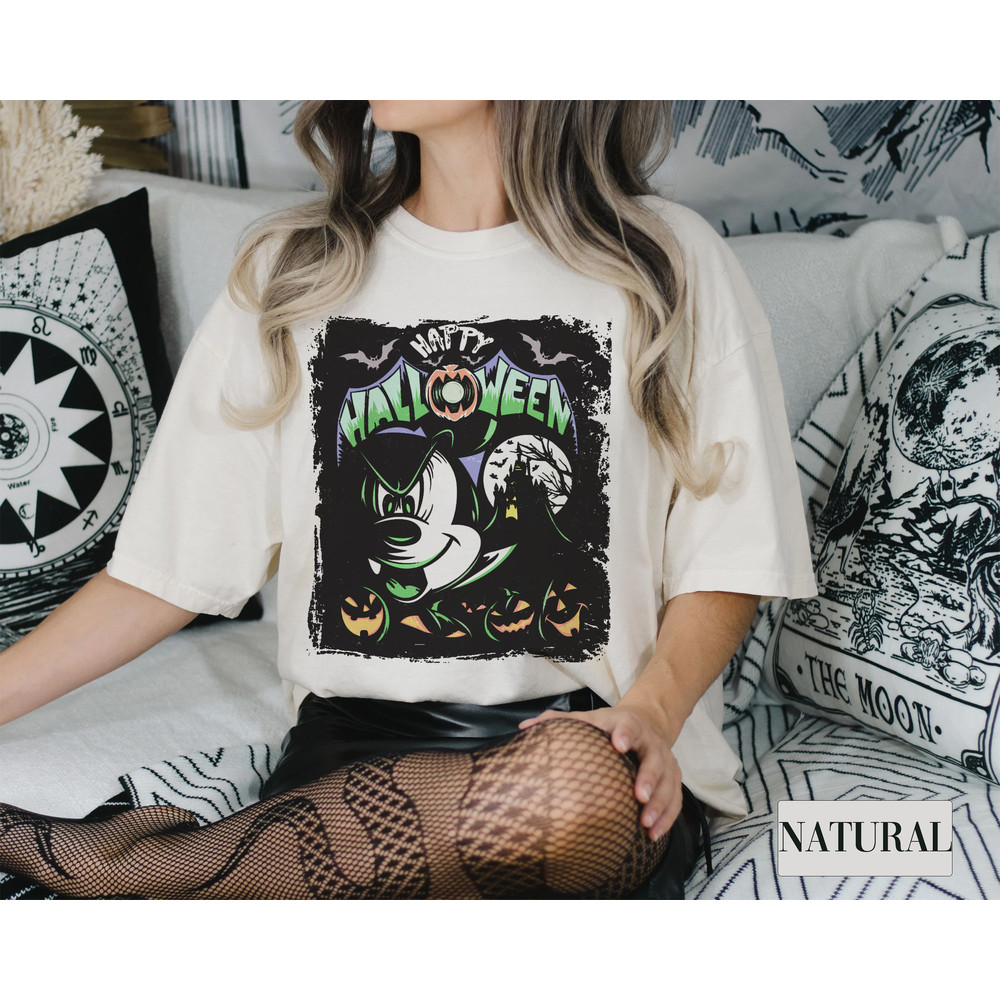 Happy Halloween Mickey Family Unisex Shirt, Disney Halloween Matching Shirt, Mickey Minnie Ears, Disney Halloween Party, Spooky Season Tee - 3.jpg