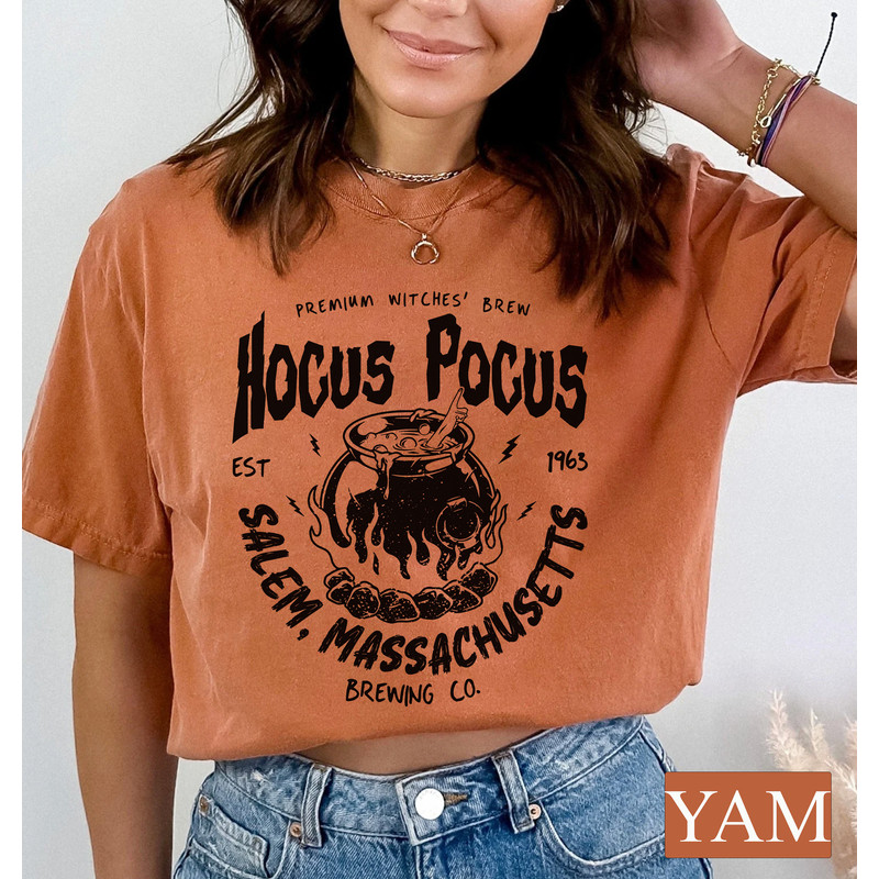 Hocus Pocus Comfort Colors Tee, Sanderson's Sister Shirt, Disney Witches Shirt, Brewing Co Shirt, Disney Halloween Shirt, Women's Fall Tee - 3.jpg