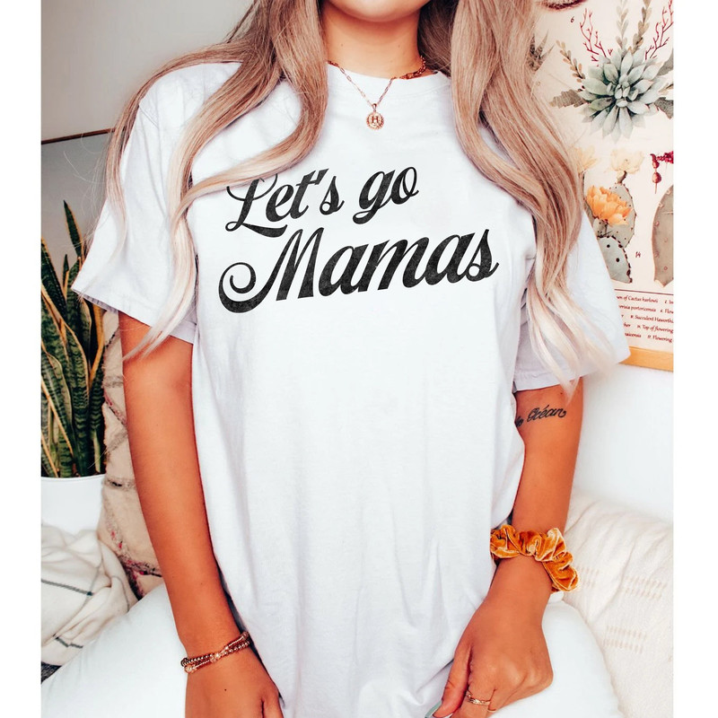 Let's Go Mamas Comfort Colors Tee, Let's Go Girls, Cowgirl Shirt, Country Music Shirt, Western Mama Shirt, Retro Music, Mother's Day gift - 2.jpg