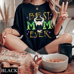 maleficent best mom ever comfort colors tee, disney mal