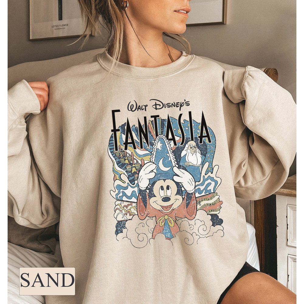 Retro Disney Fantasia Shirt, Fantasia Sorcerer Shirt, Mickey Stay Magical Shirt, Disney Hollywood Studios, Disneyland Trip Shirt, Women's - 2.jpg