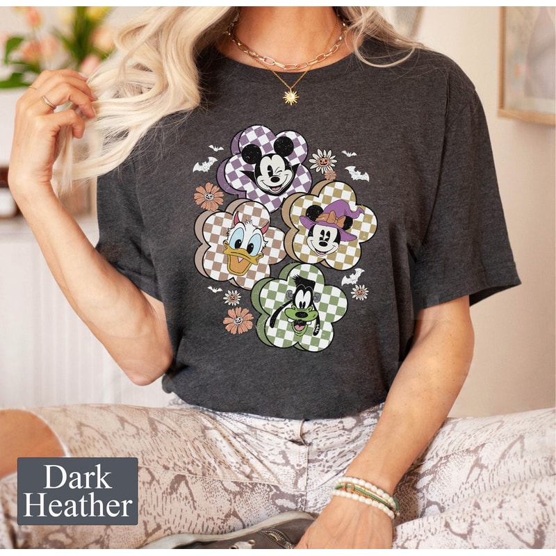 Retro Disney Halloween Shirt, Disney Mickey and Friends Halloween Party Shirt, Halloween Family Gifts, Spooky Ride Disney, Trick or Treat - 1.jpg