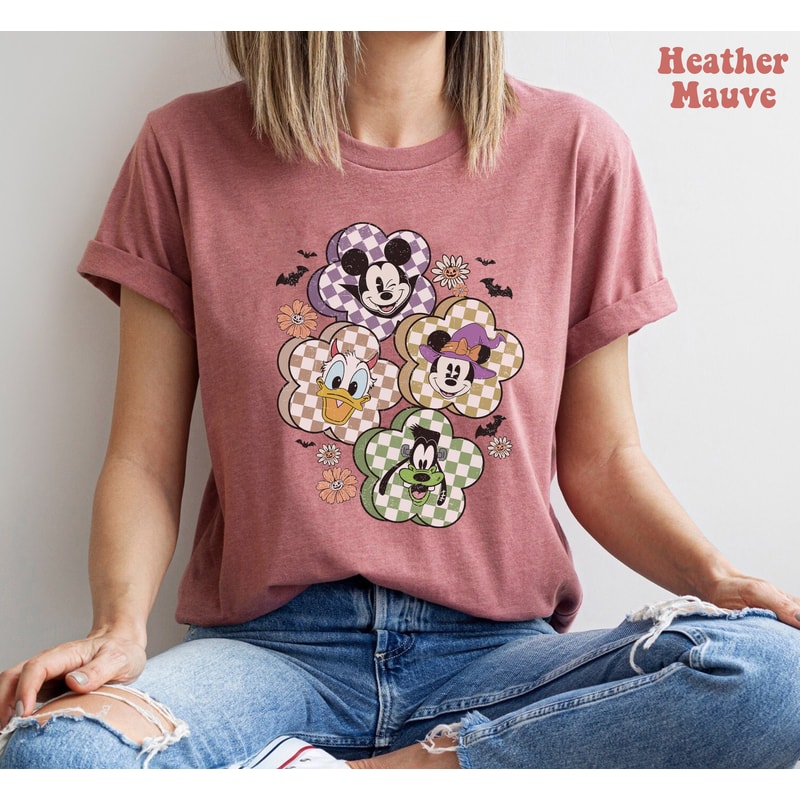 Retro Disney Halloween Shirt, Disney Mickey and Friends Halloween Party Shirt, Halloween Family Gifts, Spooky Ride Disney, Trick or Treat - 3.jpg