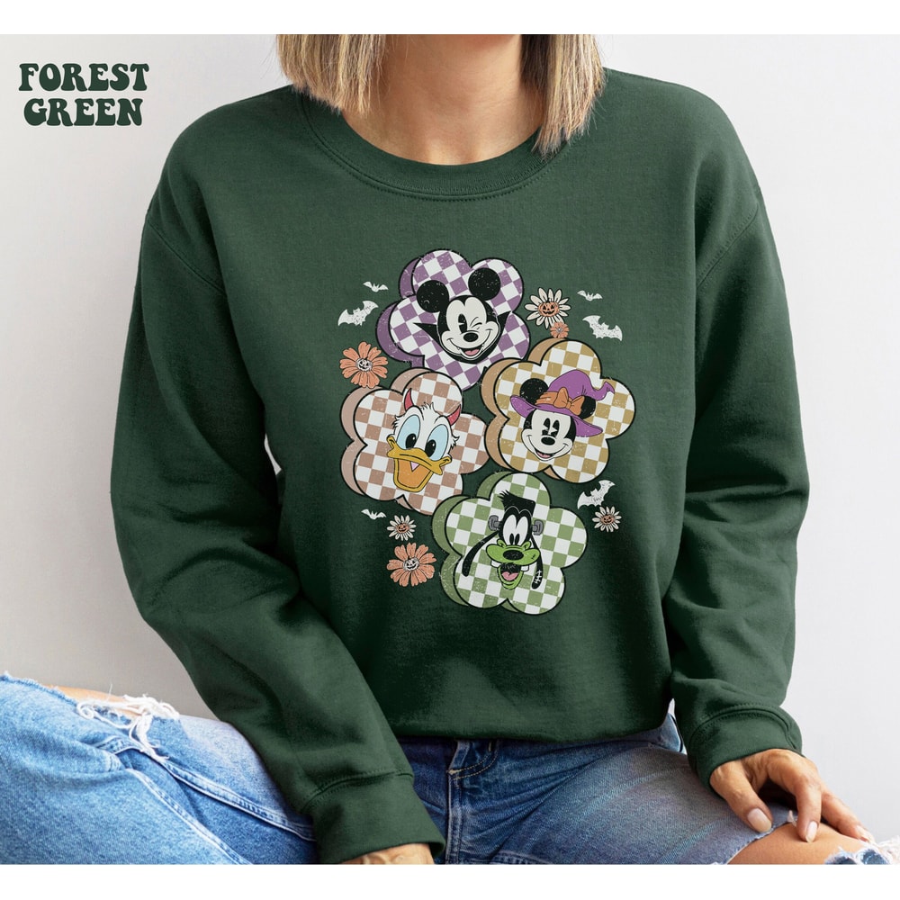 Retro Disney Halloween Shirt, Disney Mickey and Friends Halloween Party Shirt, Halloween Family Gifts, Spooky Ride Disney, Trick or Treat - 4.jpg