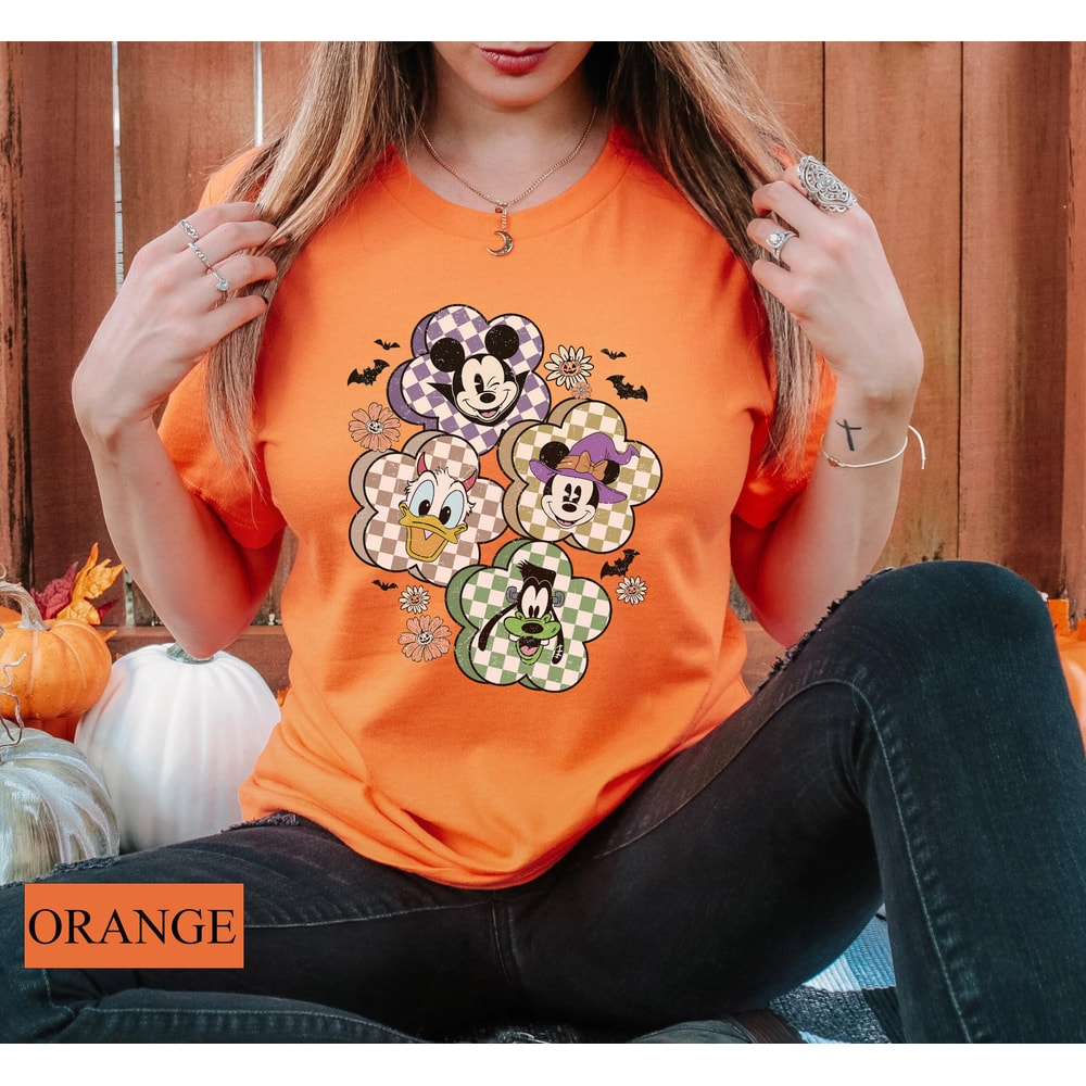 Retro Disney Halloween Shirt, Disney Mickey and Friends Halloween Party Shirt, Halloween Family Gifts, Spooky Ride Disney, Trick or Treat - 5.jpg
