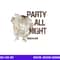 Gremlins Party All Night png, sublimation .jpg