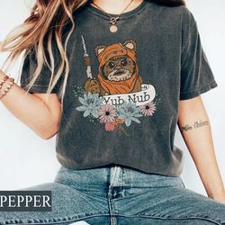 retro star wars wicket ewok endor yub nub floral comfor