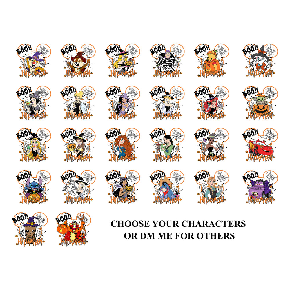 Vintage Disney Mickey and Friends Halloween Team Shirt, Disney Halloween Shirt Retro, WDW Magic Kingdom Shirt, Halloween Matching Shirt - 2.jpg