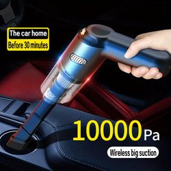 handheld high suction mini car vacuum cleaner battery-powered for home & car cleaning
