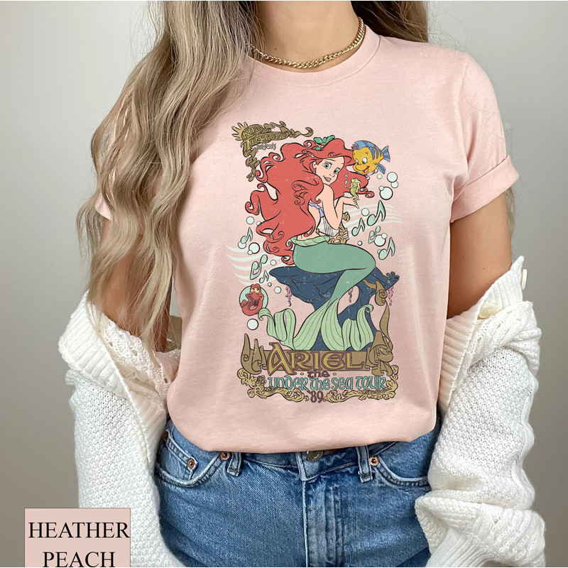 Vintage Little Mermaid Shirt, Disney Ariel Shirt, Disney Princess Shirt, Disney Aesthetic, Disney Shirt Women, Magic Kingdom, Birthday Gift - 1.jpg