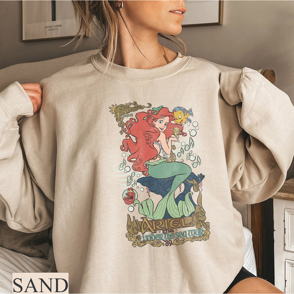 Vintage Little Mermaid Shirt, Disney Ariel Shirt, Disney Princess Shirt, Disney Aesthetic, Disney Shirt Women, Magic Kingdom, Birthday Gift - 2.jpg