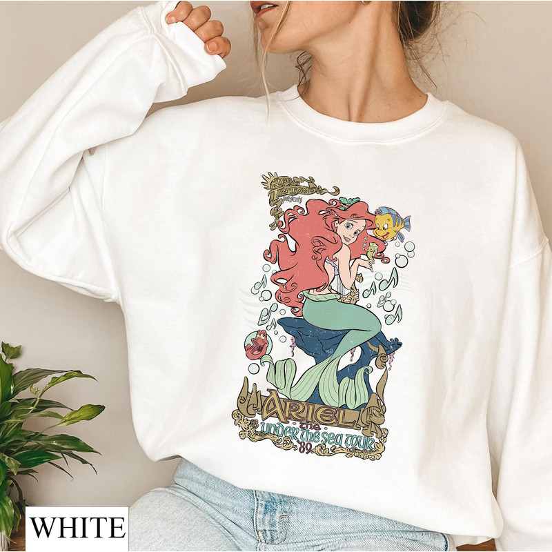Vintage Little Mermaid Shirt, Disney Ariel Shirt, Disney Princess Shirt, Disney Aesthetic, Disney Shirt Women, Magic Kingdom, Birthday Gift - 3.jpg