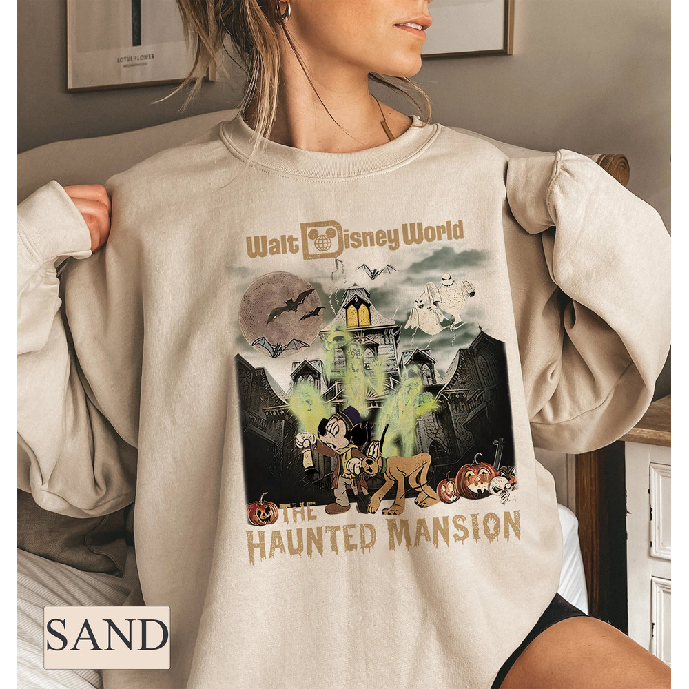 Walt Disney World The Haunted Mansion Shirt, WDW Mickey, Disney Halloween Shirt, Fall Vibes Shirt, Tis The Season Shirt, Women's Fall Tee - 3.jpg