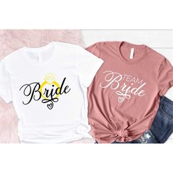 team bride shirt, bride shirt, bachelorette shirt, bridesmaid shirt, bridesmaid proposal, wedding party tee, bridal part