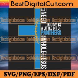 all i need today is a little bit of panthers svg,