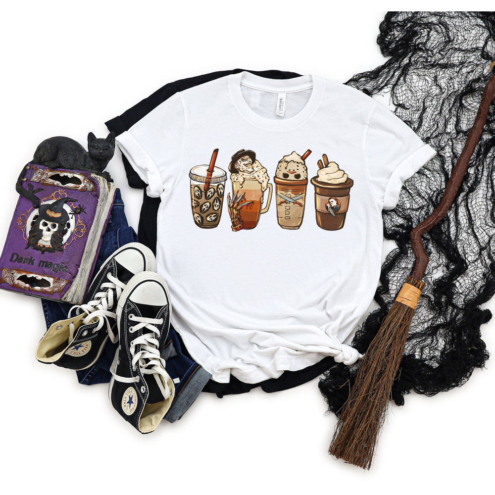 Horror Fall coffee shirt, Witch shirt, Halloween Shirt, That witch Shirt, Halloween Tees, Halloween Party T-shirt, Funny Halloween Shirts - 3.jpg