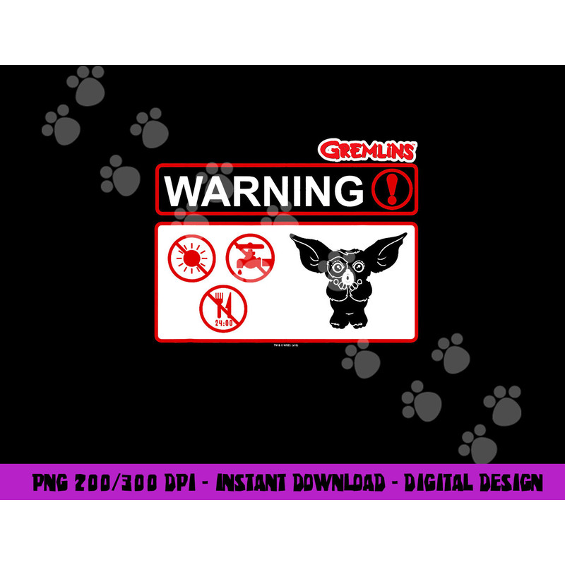 Gremlins Warner  png, sublimation .jpg