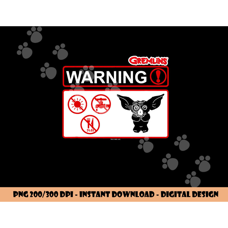 Gremlins Warner  png, sublimation .jpg