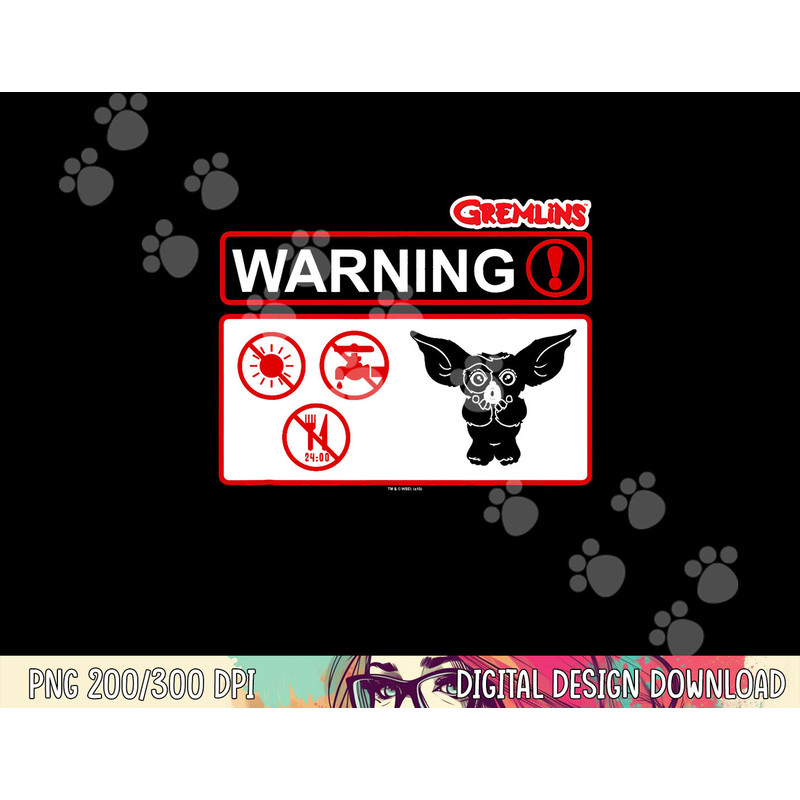 Gremlins Warner png, sublimation .jpg