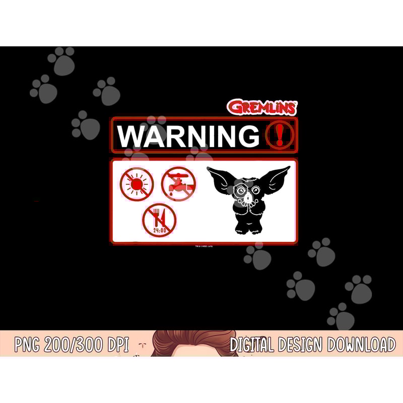 Gremlins Warner png, sublimation .jpg