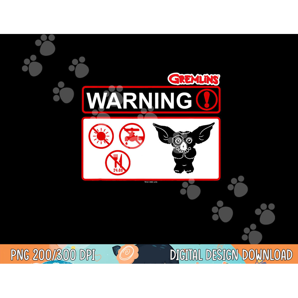 Gremlins Warner  png, sublimation .jpg