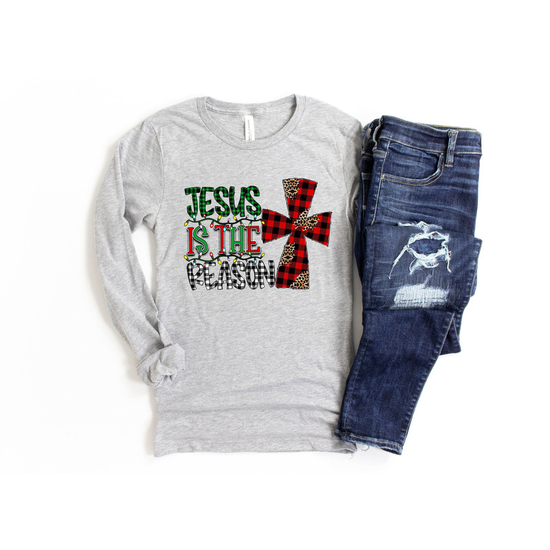 Jesus The Reason for the Season Shirt,Merry Christmas Shirt,,Christmas Family Shirt,Christmas Gift,Cross Shirt,Leopard Shirt,Jesus Shirt - 3.jpg