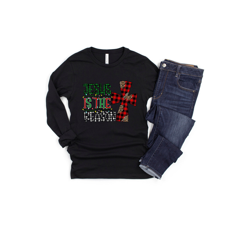 Jesus The Reason for the Season Shirt,Merry Christmas Shirt,,Christmas Family Shirt,Christmas Gift,Cross Shirt,Leopard Shirt,Jesus Shirt - 4.jpg