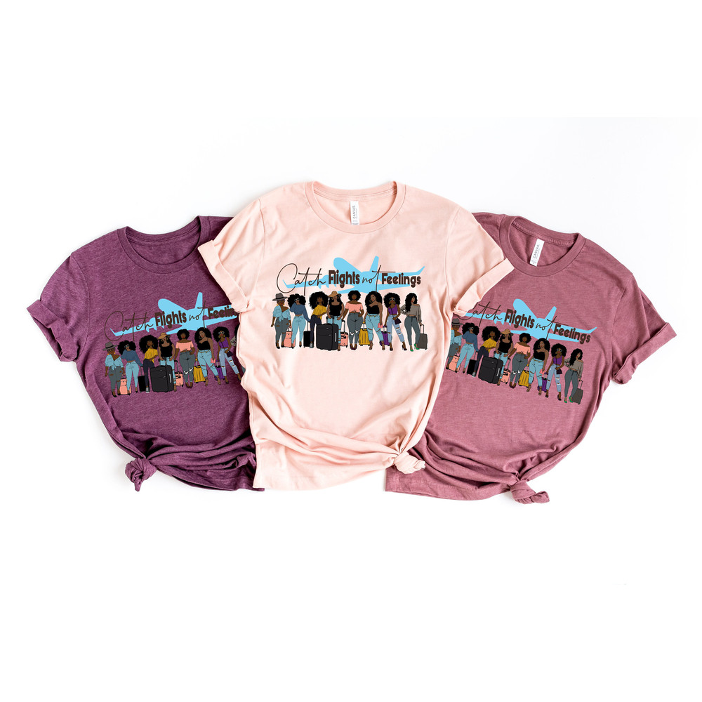 LadieGetaway Vacation Trip Travel Adventure Best Friends Sisters Divas Melanin Girlfriends,Vacay Mode,Traveler Gift,Womens Travel Shirt - 2.jpg