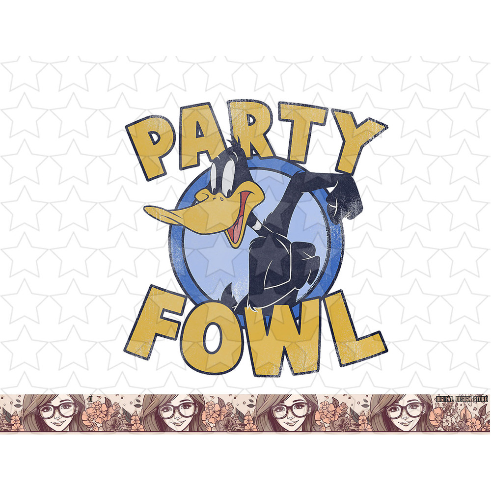 Looney Tunes Daffy Duck Party Fowl Retro png, sublimation, digital download .jpg