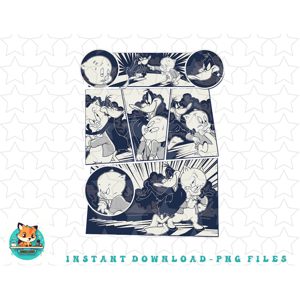 Looney Tunes Daffy And Porky Panels png, sublimation, digital download.jpg