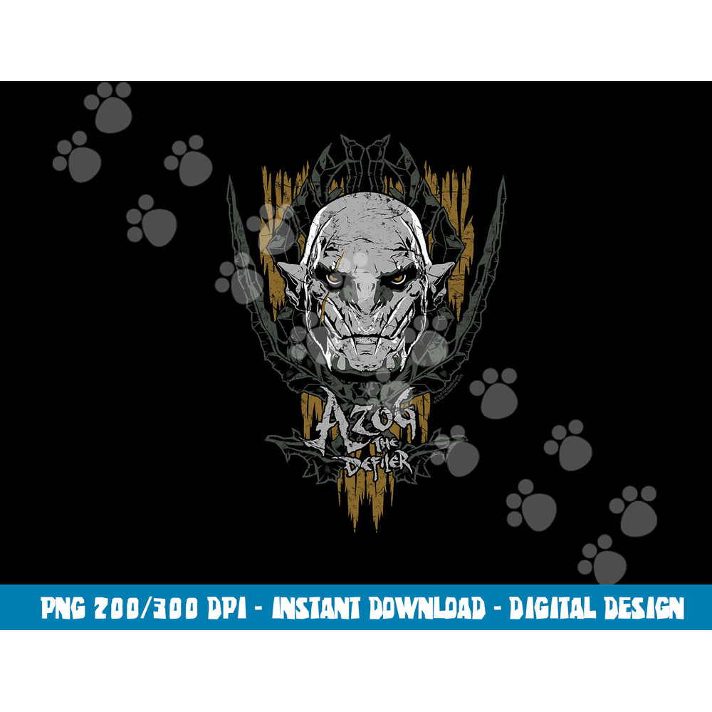Hobbit Azog png, sublimation .jpg