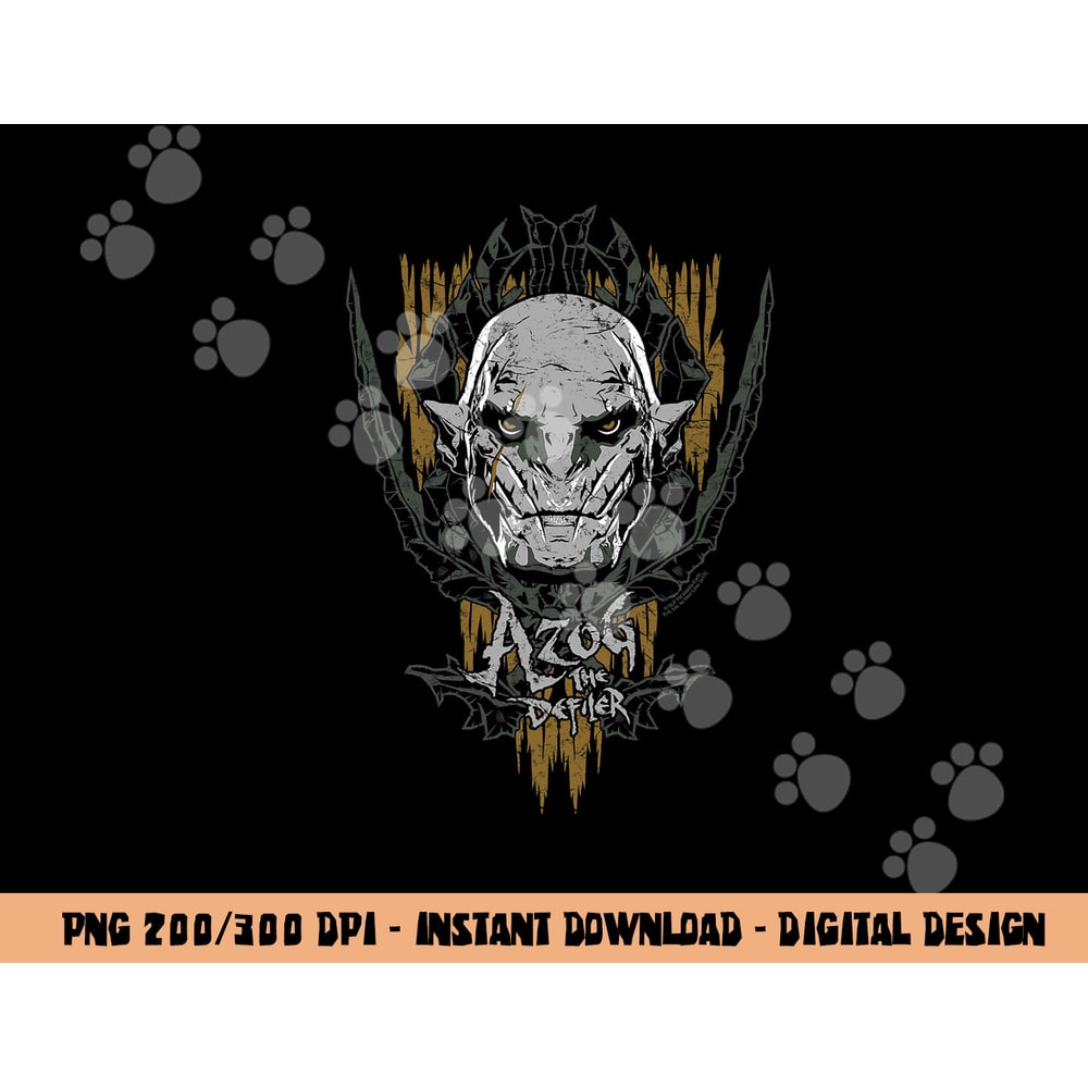 Hobbit Azog png, sublimation .jpg