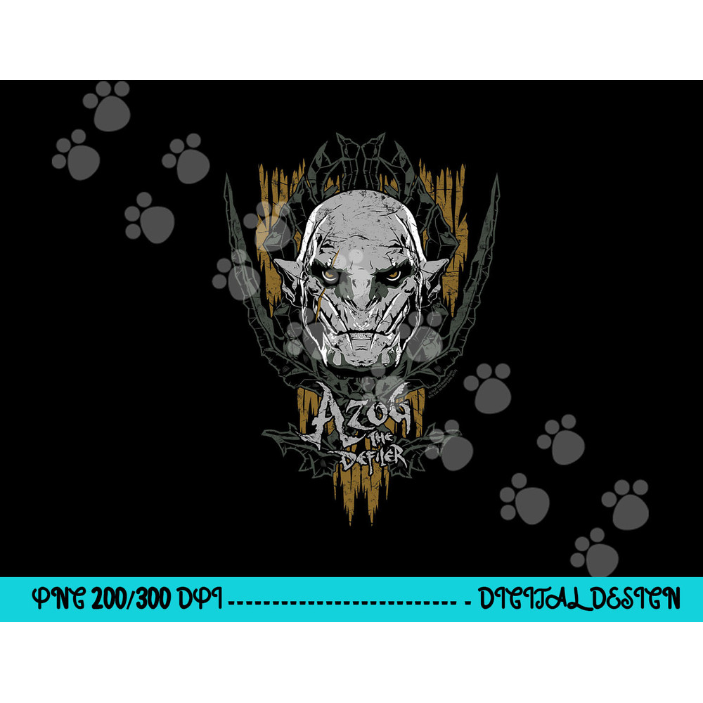 Hobbit Azog png, sublimation .jpg