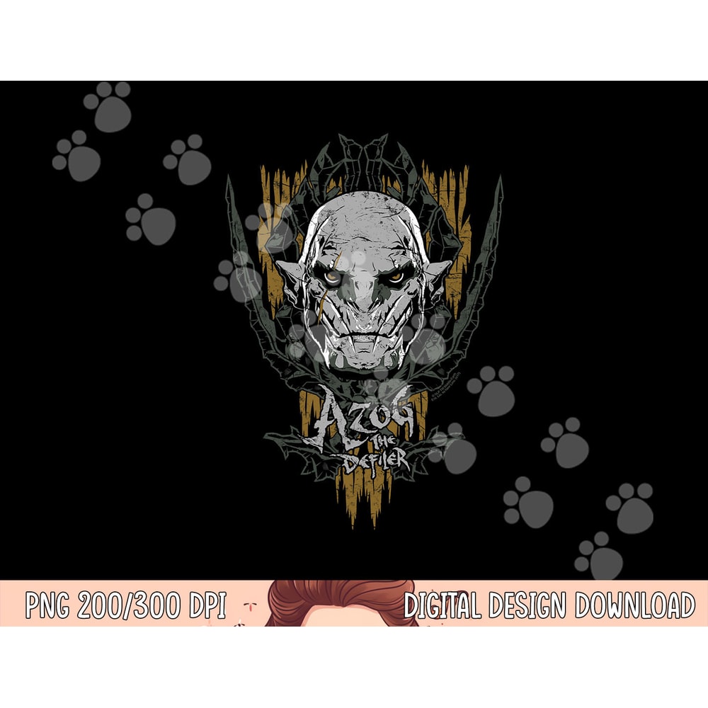 Hobbit Azog png, sublimation .jpg