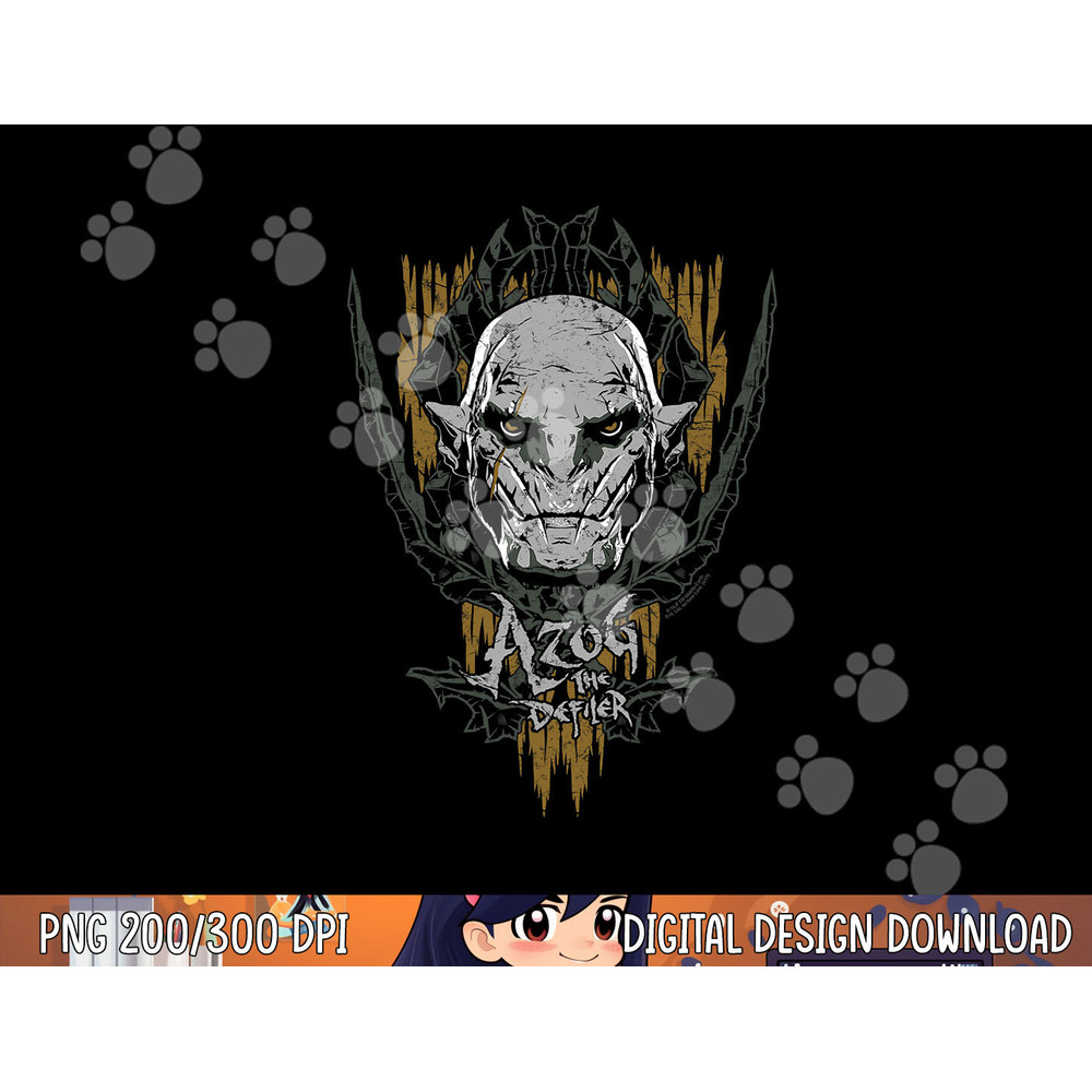 Hobbit Azog png, sublimation .jpg