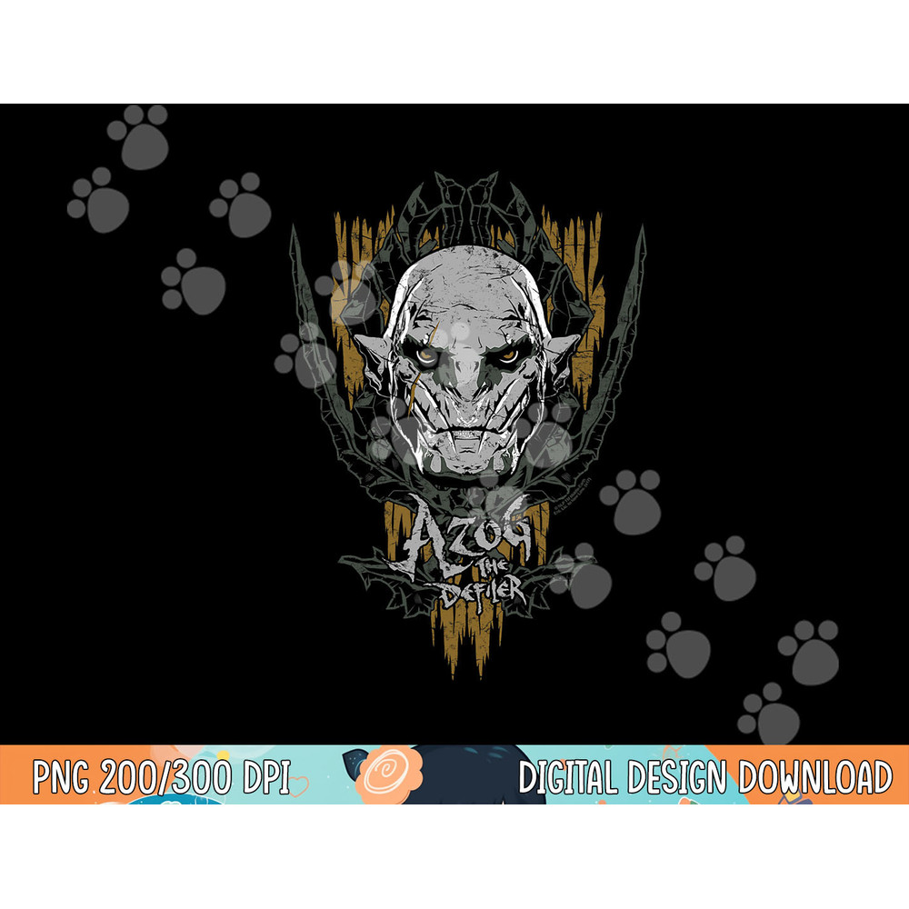 Hobbit Azog  png, sublimation .jpg