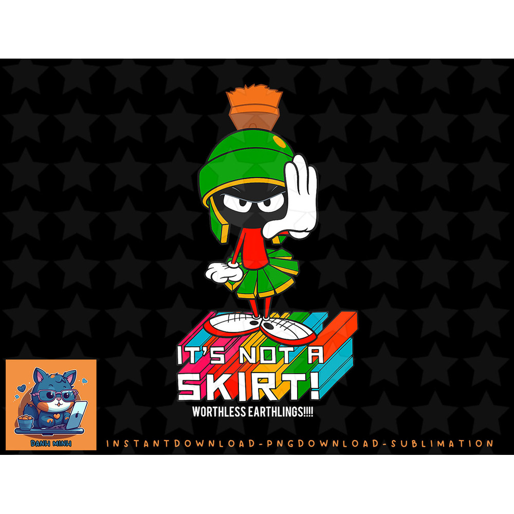 Looney Tunes Marvin The Martian Its Not A Skirt png, sublimation, digital download.jpg