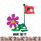 Looney Tunes Daffy Duck Screwball Flower png, sublimation, digital download .jpg