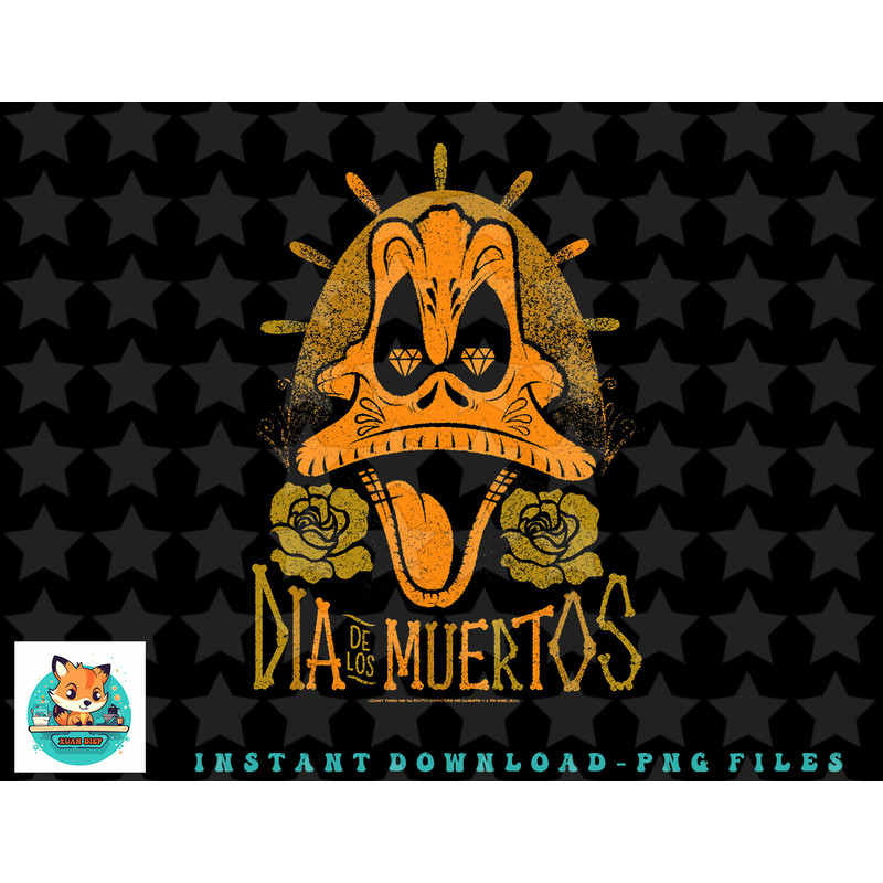 Looney Tunes Daffy Dia De Los Muertos png, sublimation, digital download.jpg
