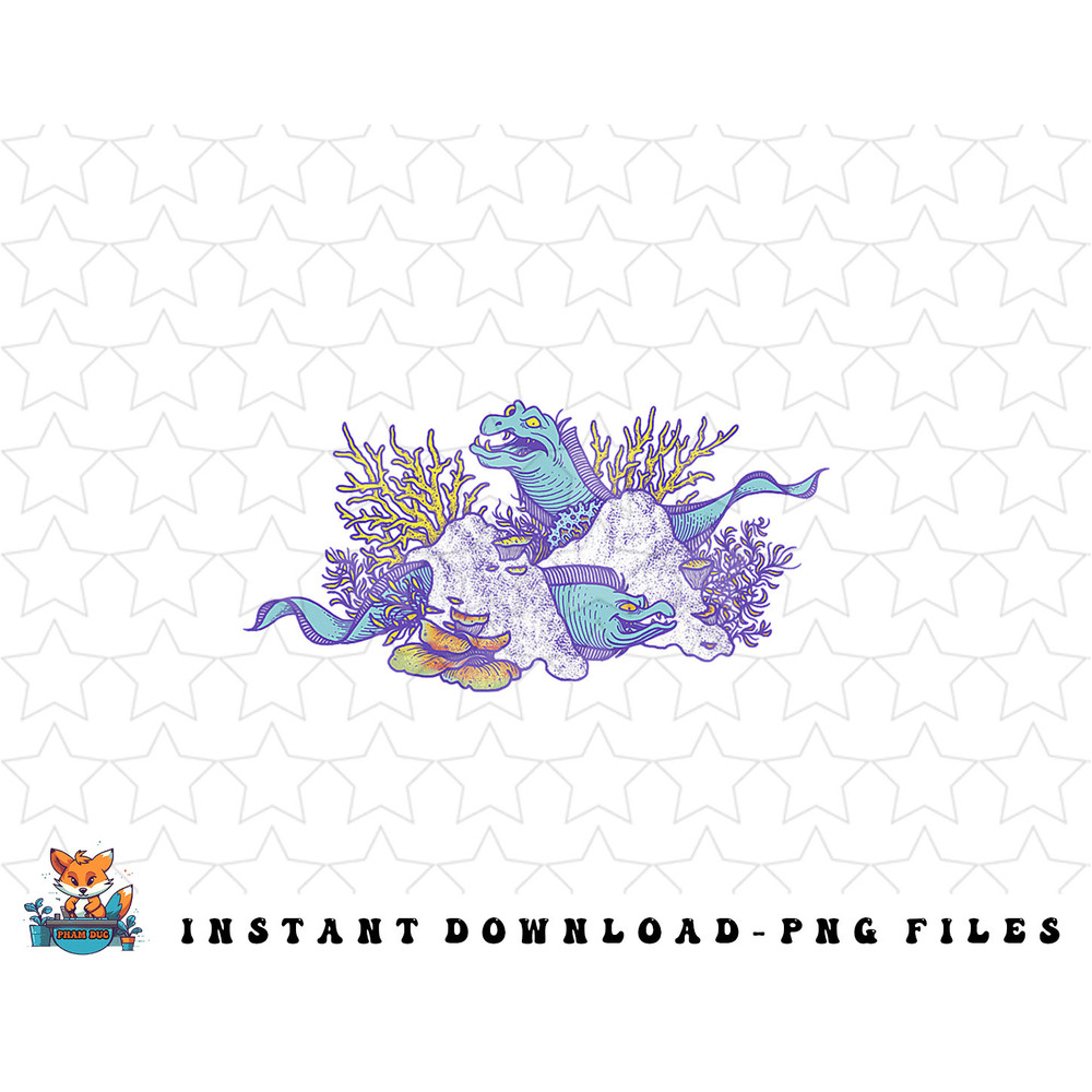 Disney The Little Mermaid Flotsam & Jetsam Rock Twist Reef png, sublimation, digital download.jpg