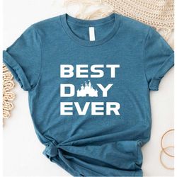 Best Day Ever Shirt, Disneyland Vacation Shirt, Family Trip, Unisex Cotton Shirt, Sarcastic T-Shirt, Gift Idea, Unisex S