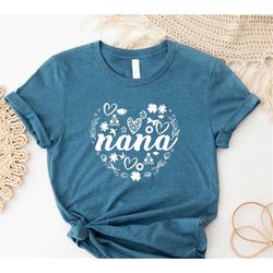 nana heart shirt, nana t-shirt, nana tee, cute nana shirt, gift for nana, grandma gift, grandmother shirt, grandma tee,