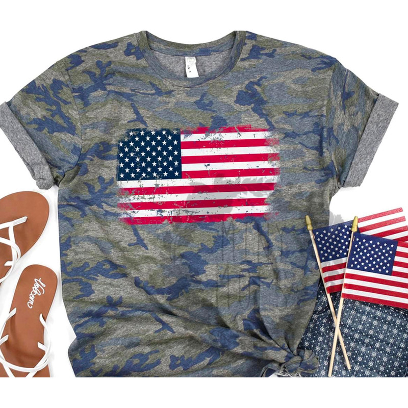 Camo Flag Shirts Patriotic Shirt 4th of July Shirt Flag Shirt - 1.jpg