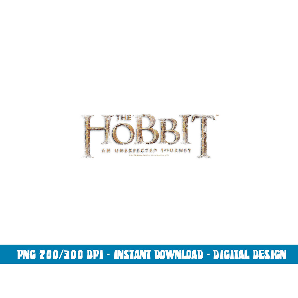 Hobbit Distressed Logo png, sublimation .jpg