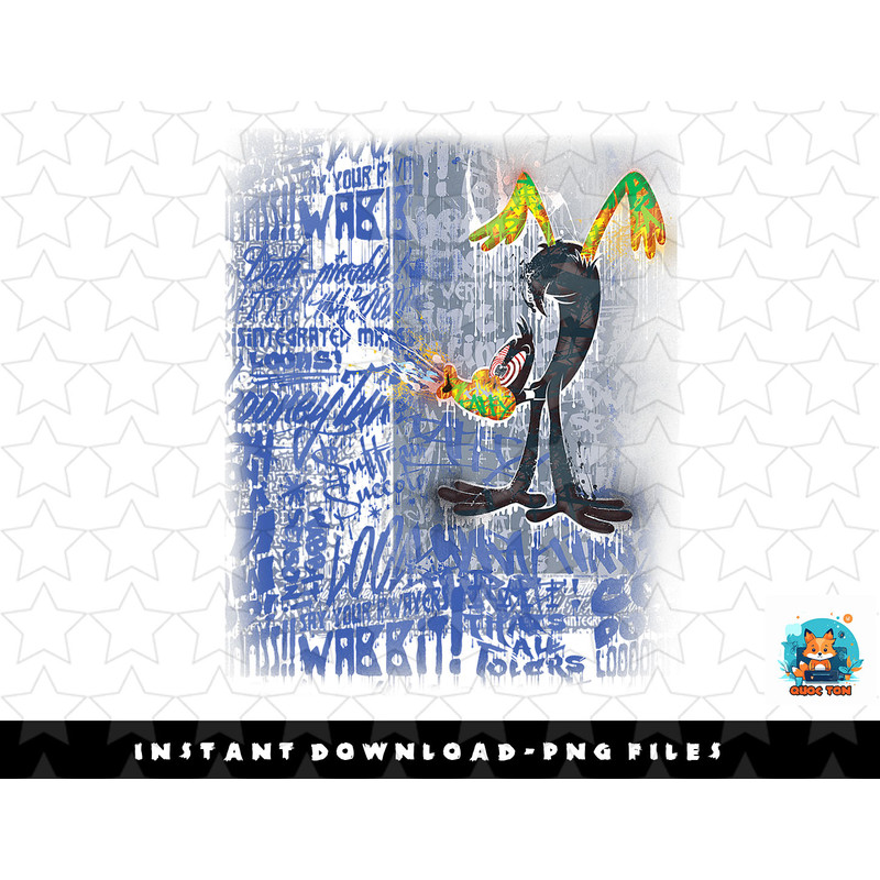Looney Tunes Graffiti Daffy Duck png, sublimation, digital download.jpg