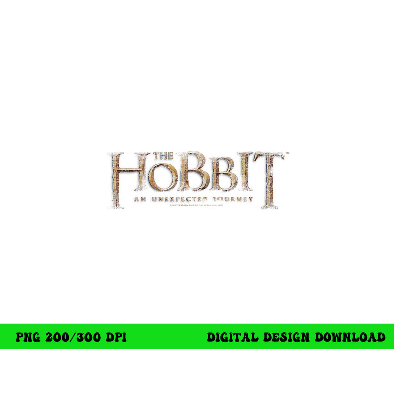 Hobbit Distressed Logo  png, sublimation .jpg