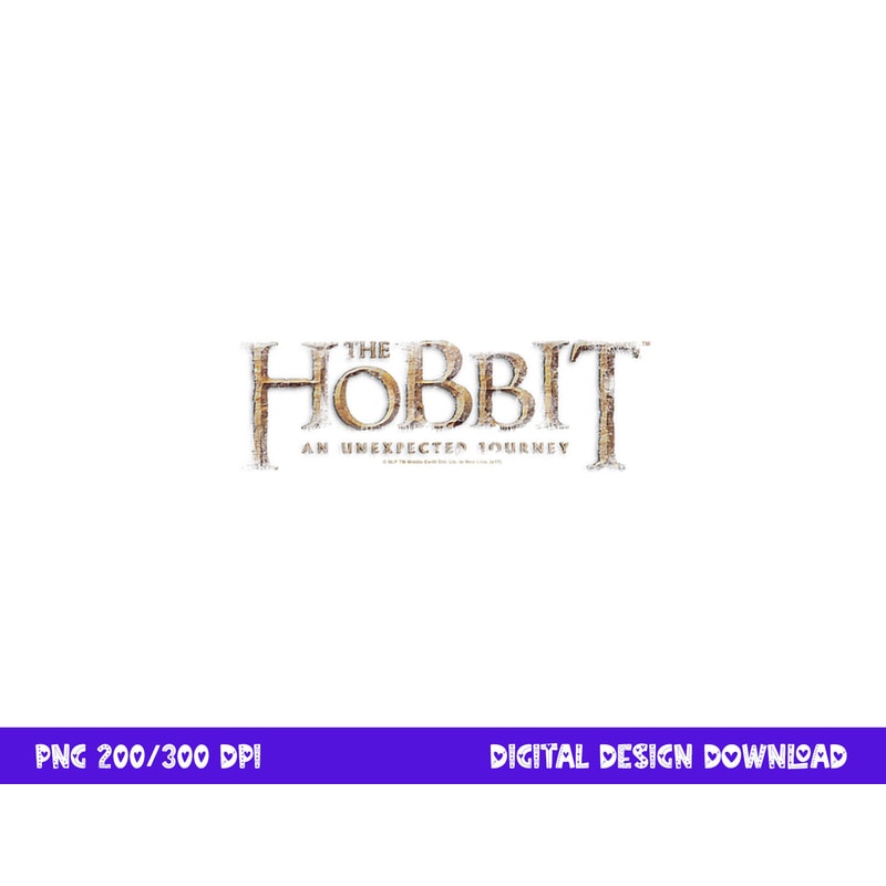 Hobbit Distressed Logo png, sublimation .jpg