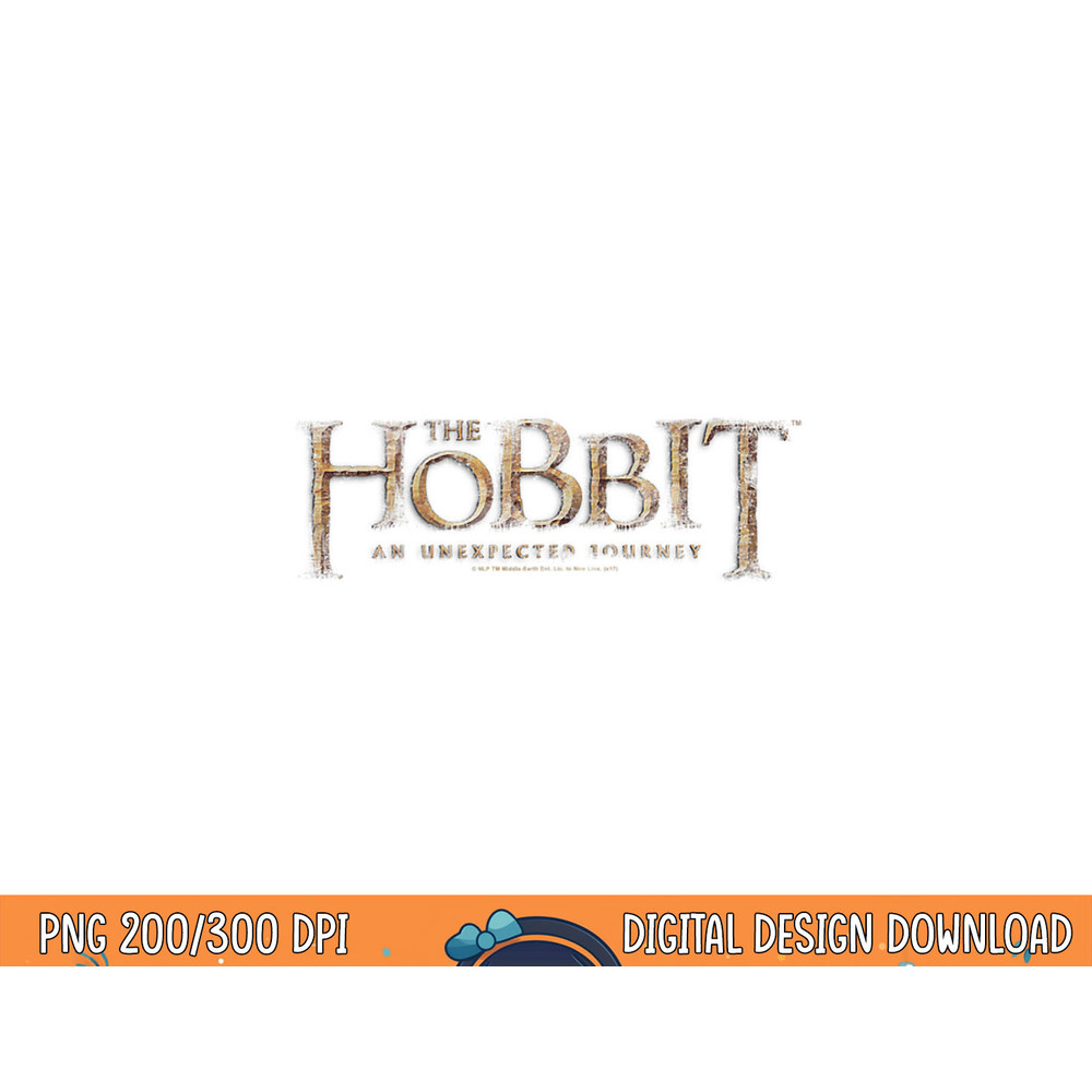 Hobbit Distressed Logo  png, sublimation .jpg