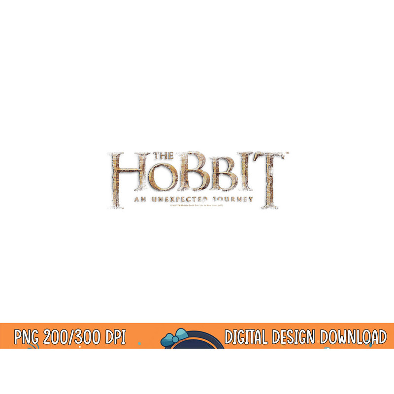 Hobbit Distressed Logo  png, sublimation .jpg